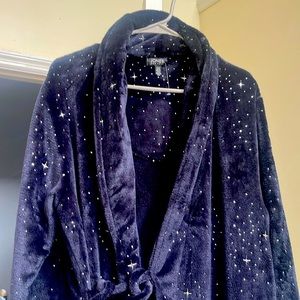 Navy blue with silver sparkling Rob never worn